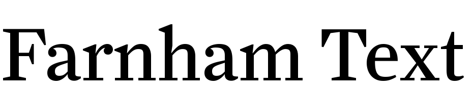 Farnham Text Regular Font Download Free